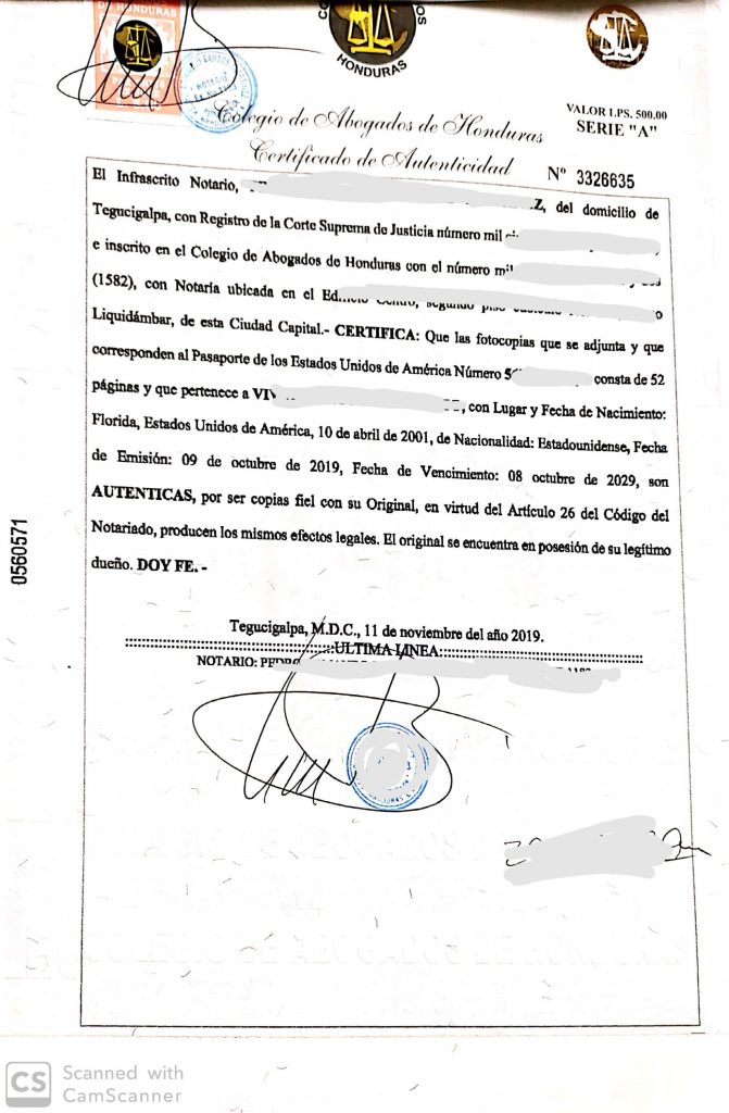 ¿como Validar Para Uso En El Extranjero Documentos Firmados Por Un Notario Público De Hondurasemk 1987