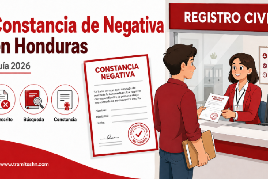 Constancia de Negativa en Honduras