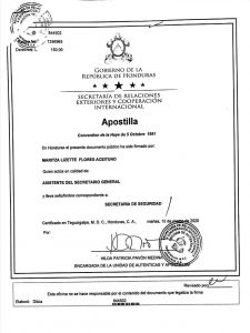 ¿Cómo solicitar una Apostilla en línea en Honduras?