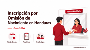 Inscripcion por Omision de Nacimiento en Honduras